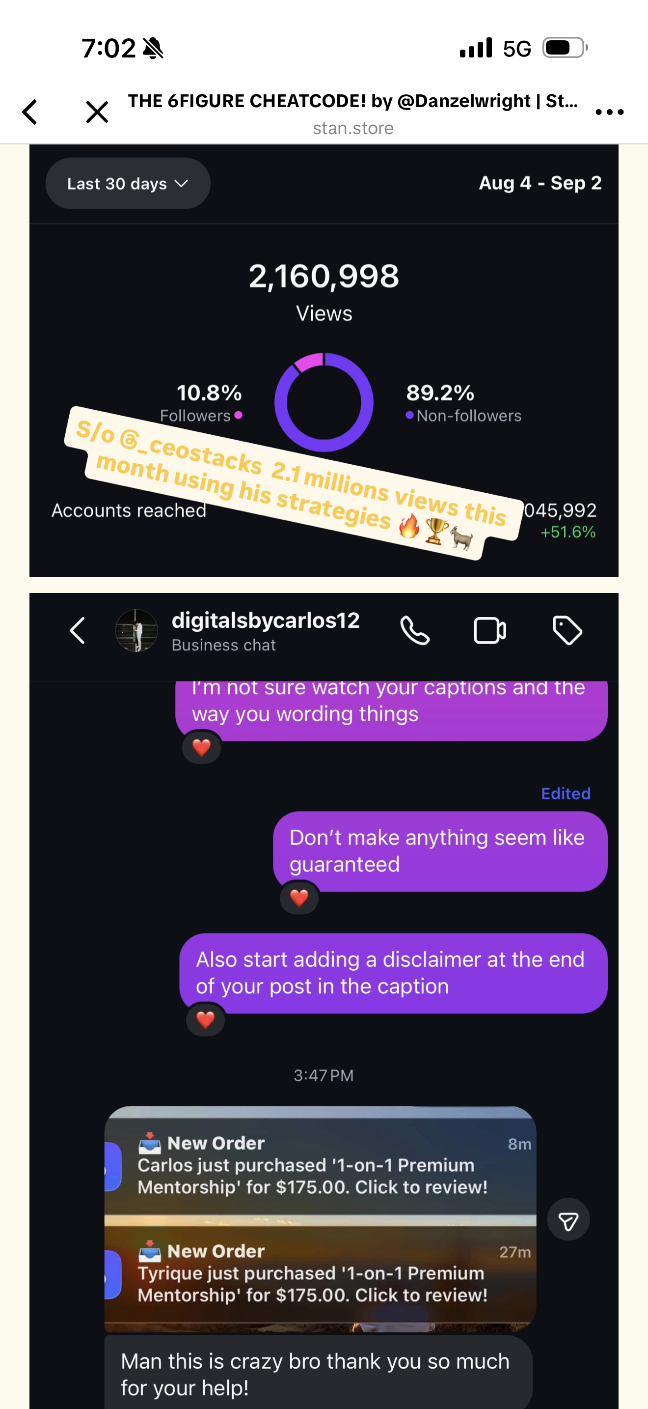 Student testimonial 1